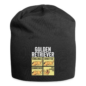 Dog Golden Retriever - Jersey Beanie - black - Front