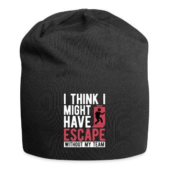 Escape Room Escape Room Lover Escaping - Jersey Beanie - black - Front