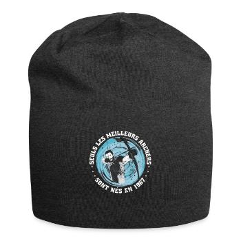 Bogenschießen Geburtstag Jahrgang 1967 geboren - Jersey-Beanie - Anthrazit - Vorne