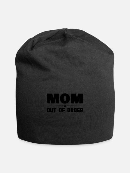 Mom out of order. lustiges Mutter - Jersey-Beanie - Schwarz