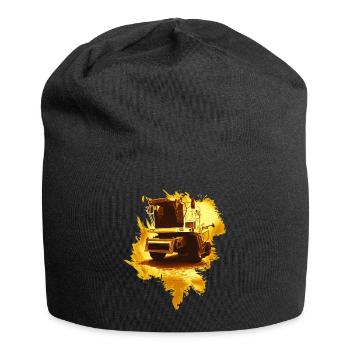 Combine Harvester Gold - Jersey Beanie - black - Front