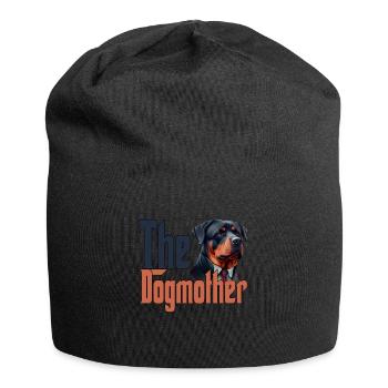 Rottweiler Chien Maman Chienne Chiens Maman Rottie - Bonnet en jersey - noir - Devant