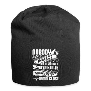 Veterinarian If You're A Veterinarian - Jersey Beanie - black - Front