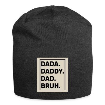 Dada Papa Papa Bruh - Jersey-Beanie - Anthrazit - Vorne