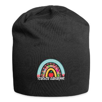Teacher -Assistant Headmaster Teaching - Jersey Beanie - black - Front