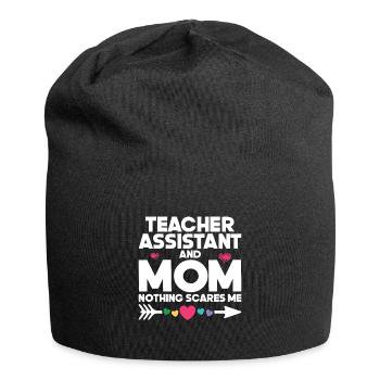 Teacher -Assistant Headmaster Teaching - Jersey Beanie - black - Front