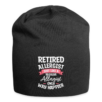 Allergologue à la retraite comme un allergologue régulier - Bonnet en jersey - noir - Devant