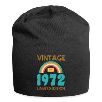 Jahrgang 1972 T-Shirt - Jersey-Beanie - Schwarz - Vorne