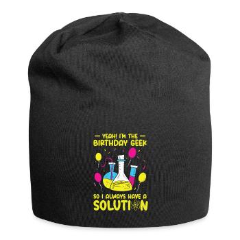 Science Thème Fête d’anniversaire Chimie - Bonnet en jersey - noir - Devant