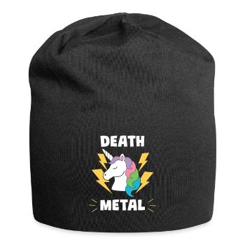 Unicorn Death Metal Sweet Cute - Jersey Beanie - black - Front