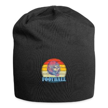 Idée cadeau football pour le sport - Bonnet en jersey - noir - Devant