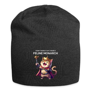 Pet Owner Cat Lover - Jersey Beanie - charcoal grey - Front