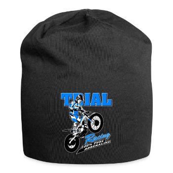 Trial - Trialsport - Moto Trial - Motorcycle Trial - Jersey-Beanie - Schwarz - Vorne