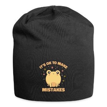 Fehler Frösche Herpetologe Wildtiere Leben Zitate - Jersey-Beanie - Schwarz - Vorne