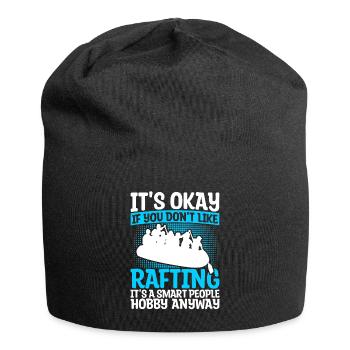 Rafting Raft Gift Paddler Rafting - Jersey Beanie - black - Front