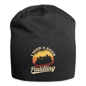 Rafting Raft Gift Paddler Rafting - Jersey Beanie - black - Front