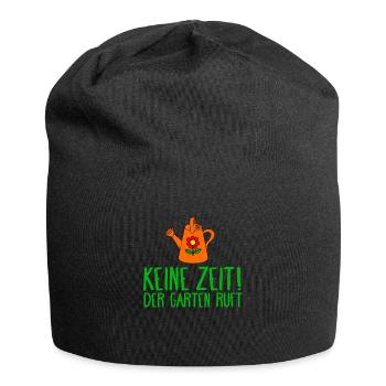 KEINE ZEIT DER GARTEN RUFT - GÄRTNER - Jersey-Beanie - Schwarz - Vorne
