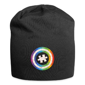Autisme Diversité Conscience autistique - Bonnet en jersey - noir - Devant