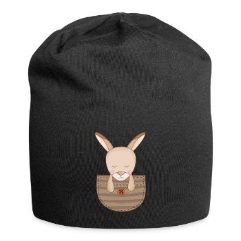 Cute Kangaroo Pouch Kangaroos - Jersey Beanie - black - Front