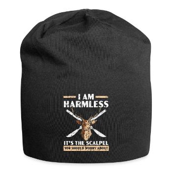 Taxidermie Sie nennen es Tod ich nenne es Kunst - Jersey-Beanie - Schwarz - Vorne