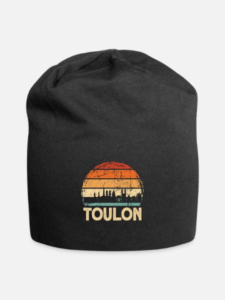 Toulon - Bonnet en jersey - noir