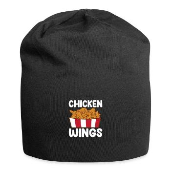 Chicken Wings Citation Hot Wing Fast Food Drôle - Bonnet en jersey - noir - Devant