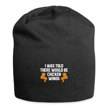 Chicken Wings Funny Food Lover Chicken Wings - Jersey Beanie - black - Front
