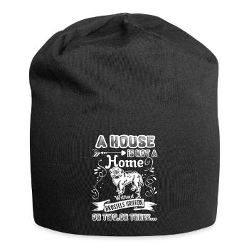 Brussels Griffon Home Without Brussels Griffon - Jersey Beanie - black - Front