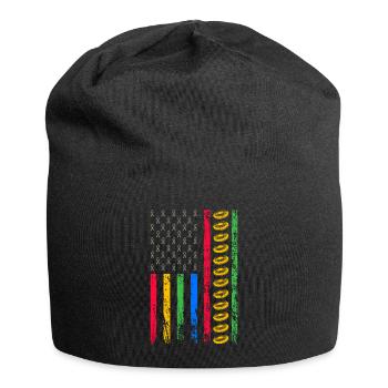 American sports flag - Jersey Beanie - black - Front