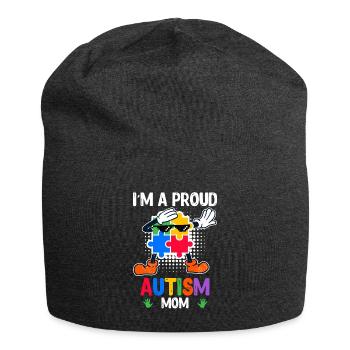 Autistic Children Diversity for Mom - Jersey Beanie - charcoal grey - Front