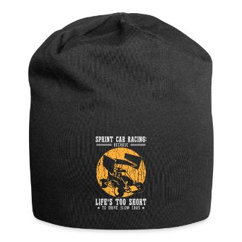 Sprint Car Dirt Track Racing - Jersey Beanie - black - Front