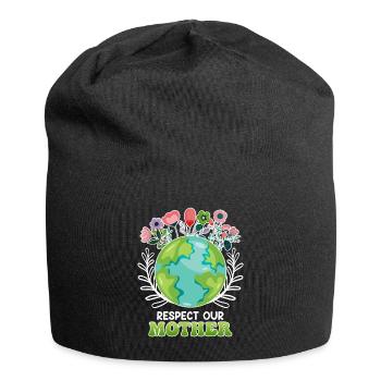 Save the Earth Environmentalists Mother Earth - Jersey Beanie - black - Front