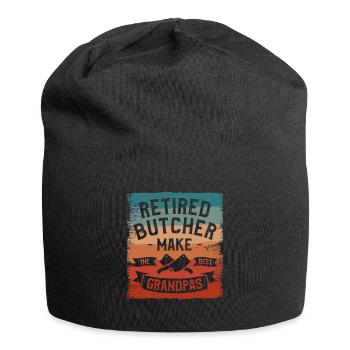 Metzger im Ruhestand macht die beste Grandpas Metzgerei - Jersey-Beanie - Schwarz - Vorne
