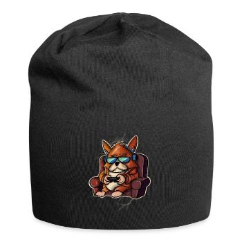 Jeu de chien Joueur Joueurs Joueurs - Bonnet en jersey - noir - Devant