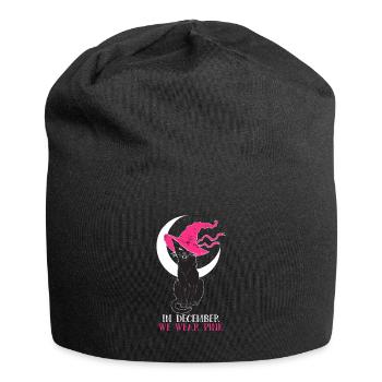 In December We Wear Pink - Jersey Beanie - black - Front