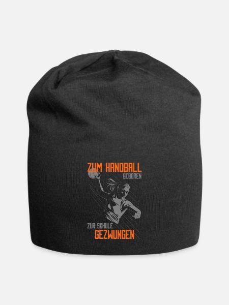 Handballspieler Handball Frauen Handballer Mädchen - Jersey-Beanie - Schwarz