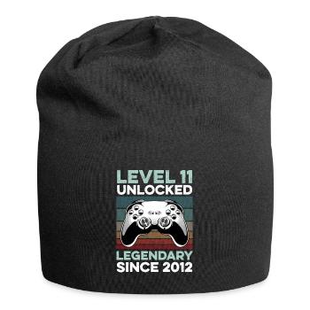 Niveau 11 ans Année d’anniversaire 2012 Gamer Boy - Bonnet en jersey - noir - Devant