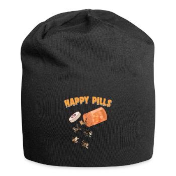 Happy Pills Maine Coon Cat Drôle d’Amant Chaton - Bonnet en jersey - noir - Devant