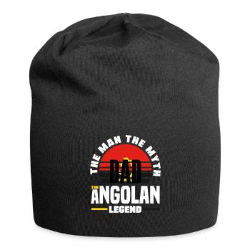 Angola Angola Citation du drapeau angolais - Bonnet en jersey - noir - Devant