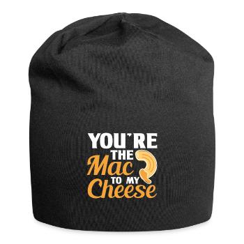 Macaroni and Cheese Mac and Cheese Pasta Pasta - Jersey Beanie - black - Front