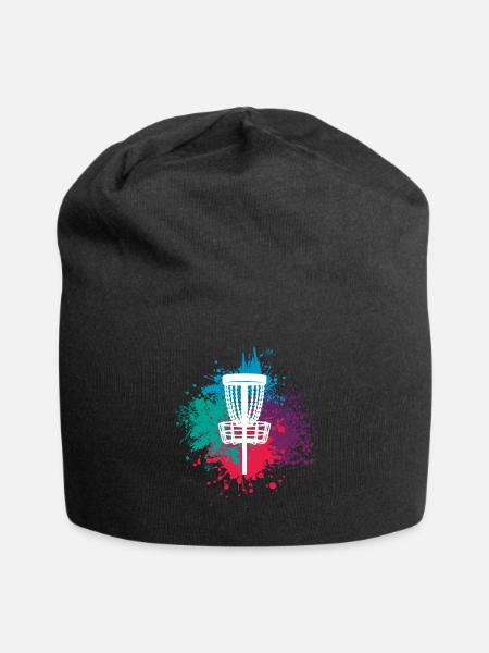 Disc Golf Discgolf Ultimate Discgolf Spieler Disc - Jersey-Beanie - Schwarz