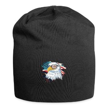 U.S. flag American Power July 4 - Jersey Beanie - black - Front