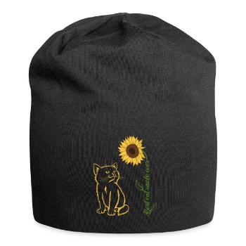 Best Cat Uncle Ever - Jersey-Beanie - Schwarz - Vorne