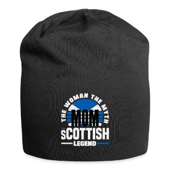 Schottisches Schottland Schottische Flagge Zitat - Jersey-Beanie - Schwarz - Vorne