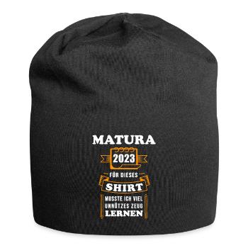L’examen Matura 2023 Abitur a réussi Learning Matura - Bonnet en jersey - noir - Devant