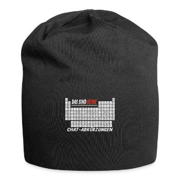 Lehrer Zubehör für deinen Humor - Jersey-Beanie - Schwarz - Vorne