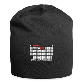Lehrer Zubehör für deinen Humor - Jersey-Beanie - Schwarz - Vorne