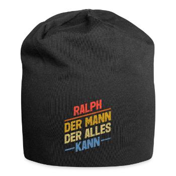 Ralph Der Mann Der Alles Kann Vorname Ralph - Jersey-Beanie - Schwarz - Vorne