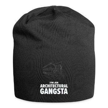 Profession d’architecte Gangsta Historique - Bonnet en jersey - noir - Devant