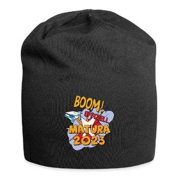 Matura 2023 Abitur passed certificate comic Matura - Jersey Beanie - black - Front